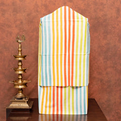 Handloom Cotton Ikkat Suit with Chikankari Kota Doria Dupatta