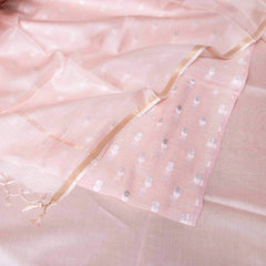 Handloom Cotton Silk Jamdani Suit Set with Kota Silk Dupatta