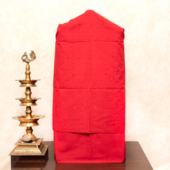 Handloom Kala Cotton Suit Set with Mirror Work & Tussar Weave Stole