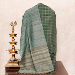 Handloom Kala Cotton Kurta & Bottom Fabric with Tussar Kutch Weave Stole