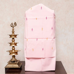 Handloom Kala Cotton Mirror Work Unstitched Suit Set