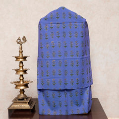 Hand Block Cotton Kurta & Bottom with Ikkat Dupatta