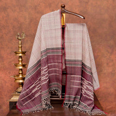 Handloom Cotton Multicolour Check Suit Set