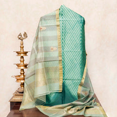 Hand Tie-Dye Chanderi Silk Kurta & Kadwa Weave Dupatta