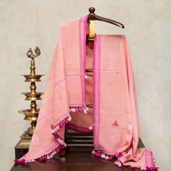 Handloom Kala Cotton Multicolour Check Kurta Fabric with Dupatta
