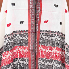 Handloom Cotton Kurta, Bottom Fabric & Handloom Cotton Dupatta