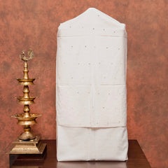 Handloom Kala Cotton Mirror Work Unstitched Suit Set