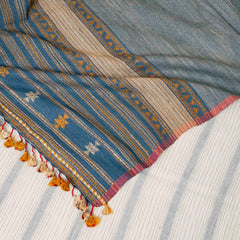 Kala Cotton Unstitched Suit with Tussar Weave Dupatta